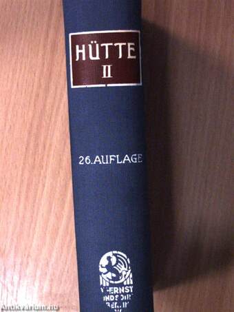 "Hütte" - Des Ingenieurs Taschenbuch II. (Töredék)