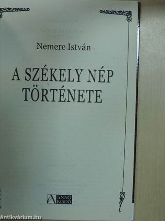 A székely nép története