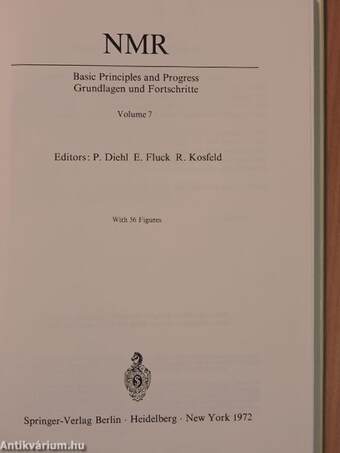 NMR Basic Principles and Progress 7/NMR Grundlagen und Fortschritte 7