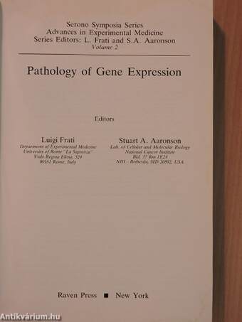 Pathology of Gene Expression