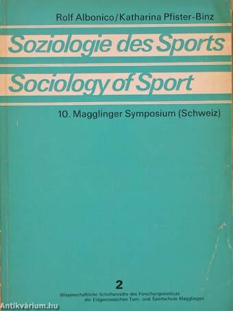 Soziologie des Sports/Sociology of Sport