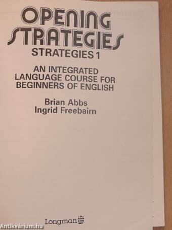 Opening Strategies - Students' Book