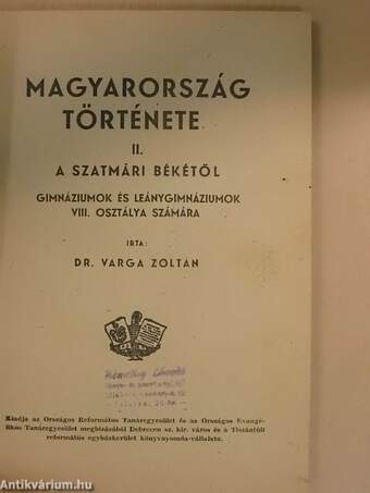 Magyarország története II.