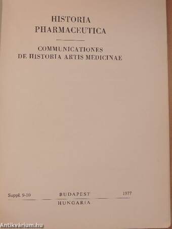 Historia pharmaceutica