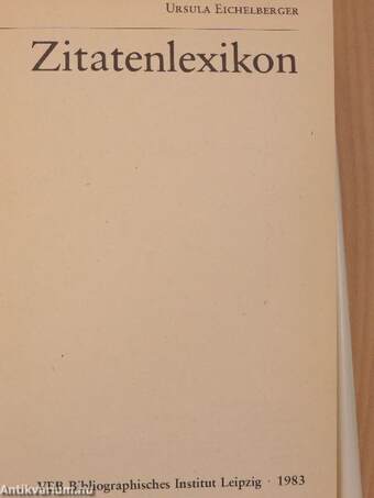 Zitatenlexikon