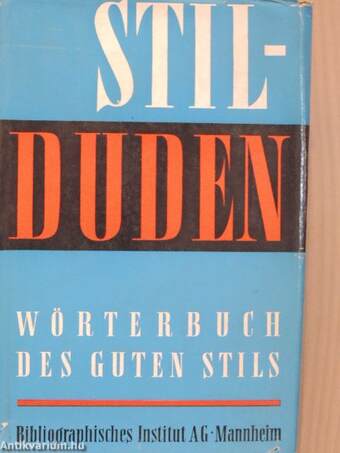 Duden - Stilwörterbuch der Deutschen Sprache