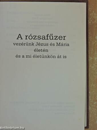 A rózsafűzer