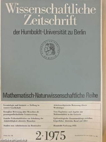 Wissenschaftliche Zeitschrift 1975/2.