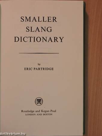 Smaller Slang Dictionary