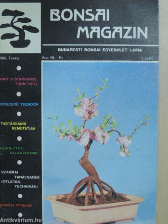 Bonsai Magazin 1986. tavasz