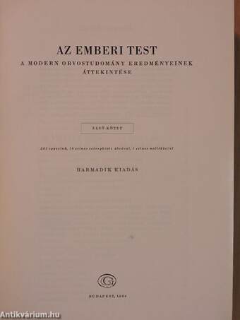 Az emberi test 1-2.