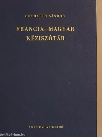 Francia-magyar kéziszótár