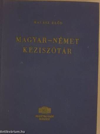 Magyar-német kéziszótár