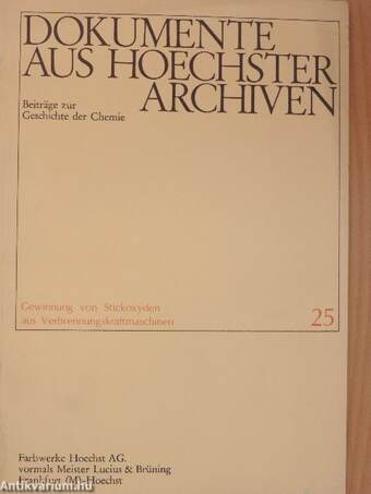 Dokumente aus hoechster Archiven 25.