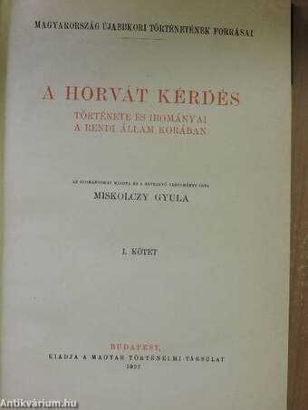 A horvát kérdés