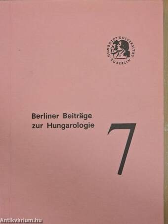 Berliner Beiträge zur Hungarologie 7.