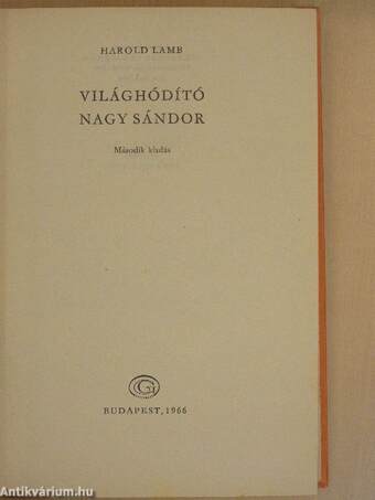 Világhódító Nagy Sándor