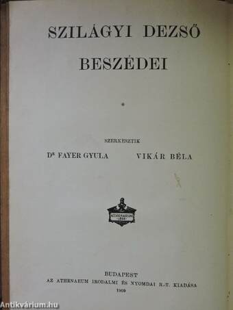 Szilágyi Dezső beszédei II.