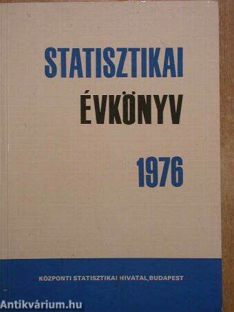Statisztikai évkönyv 1976