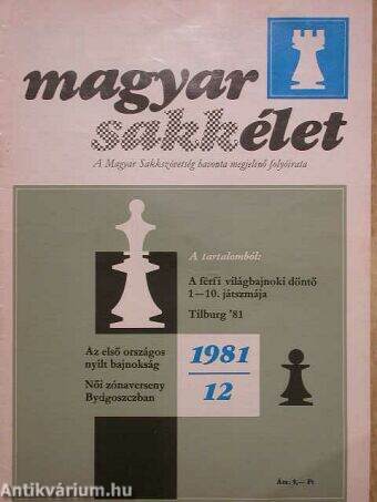 Magyar Sakkélet 1981. január-december