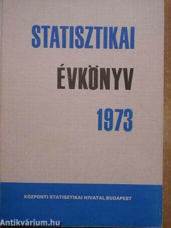 Statisztikai Évkönyv 1973.
