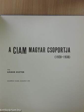 A CIAM magyar csoportja