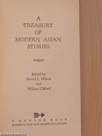 A Treasury of Modern Asian Stories