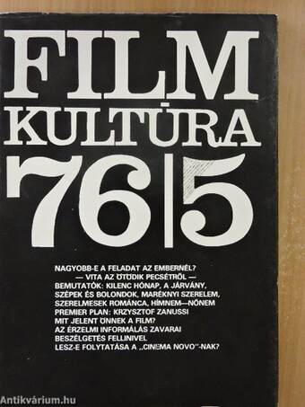 Filmkultúra 1976. szeptember-október