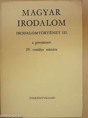 Magyar irodalom IV.