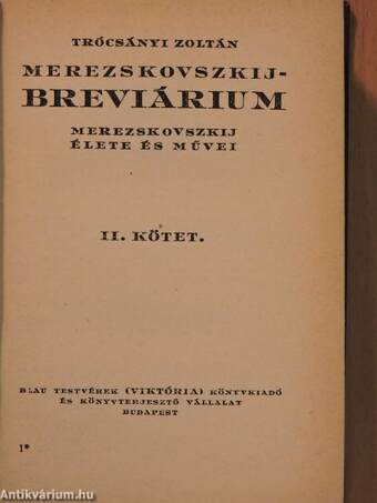 Merezskovszkij-breviárium II. (töredék)