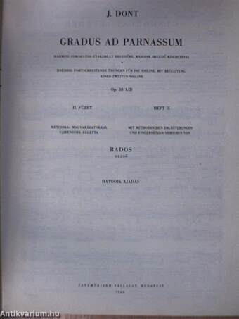 Gradus ad Parnassum II.