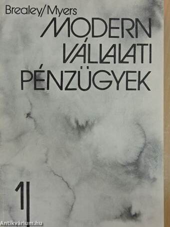 Modern vállalati pénzügyek 1-2.