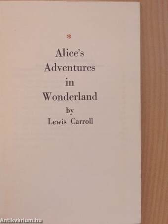 Alice in Wonderland