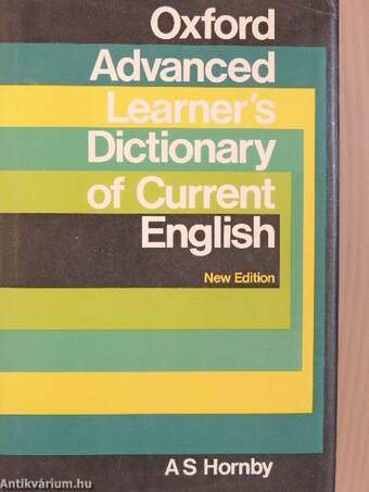 Oxford Advanced Learner's Dictionary of Current English