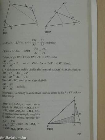 Összefoglaló feladatgyűjtemény matematikából - Megoldások I.