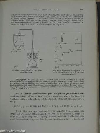 A kémiai analízis súlyszerinti módszerei II. (töredék)