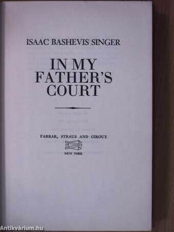 In My Father's Court
