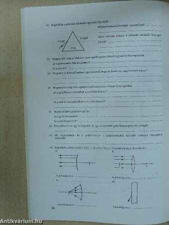 Fizikai feladatsorozatok általános iskolásoknak 8. osztály