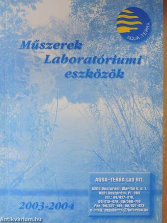 Műszerek/Laboratóriumi eszközök 2003-2004