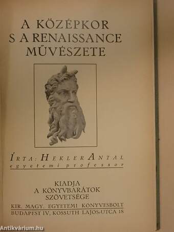 A középkor s a renaissance művészete