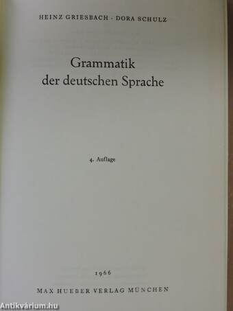 Grammatik der deutschen Sprache