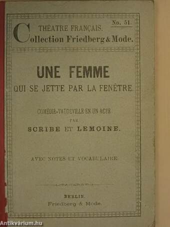 Une femme qui se jette par la fenétre