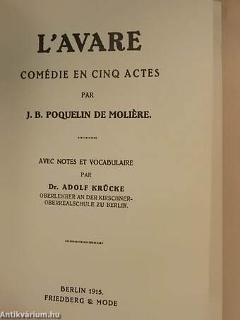 L'avare