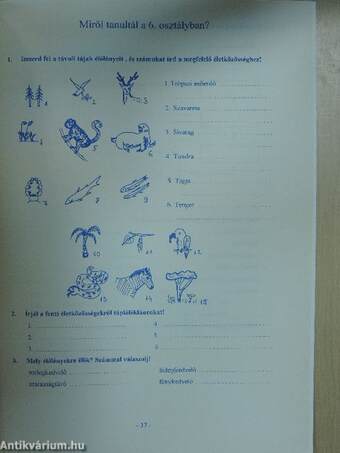 Házi feladat biológiából 6. osztályosoknak