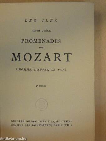 Promenades avec Mozart