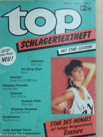 Top Schlagertextheft 12/87