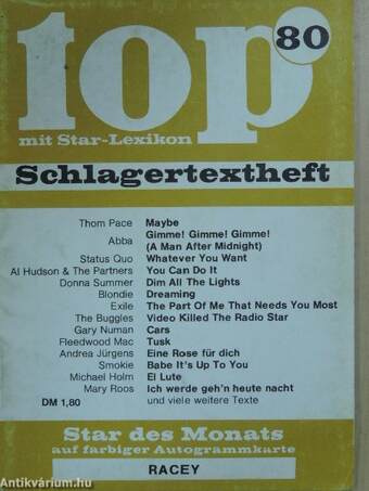 Top Schlagertextheft 80