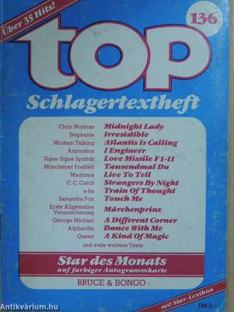 Top Schlagertextheft 136