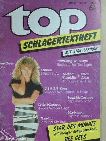 Top Schlagertextheft 6/89