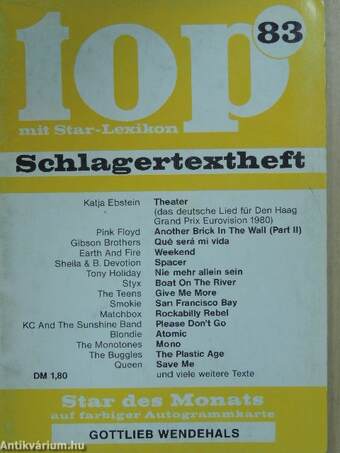 Top Schlagertextheft 83